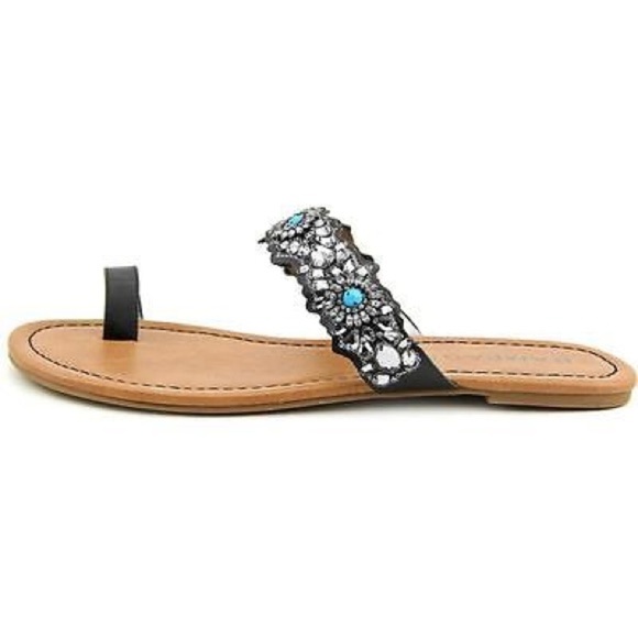 Rampage Railla Open Toe Synthetic Slides Sandal - Picture 5 of 7
